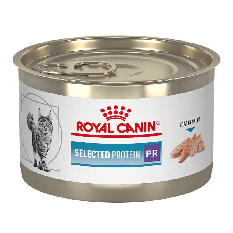 Royal Canin Veterinary Diet Selected Protein Pea & Rabbit Formula Loaf in Sauce Adult Canned Cat Food, 24 x 5.1 oz cans