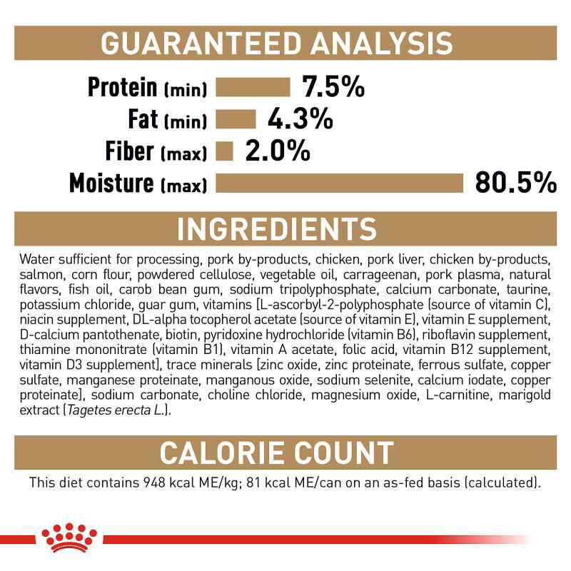 Royal Canin Breed Health Nutrition Adult Poodle Loaf in Sauce Canned Dog Food, 24 x 3 oz cans
