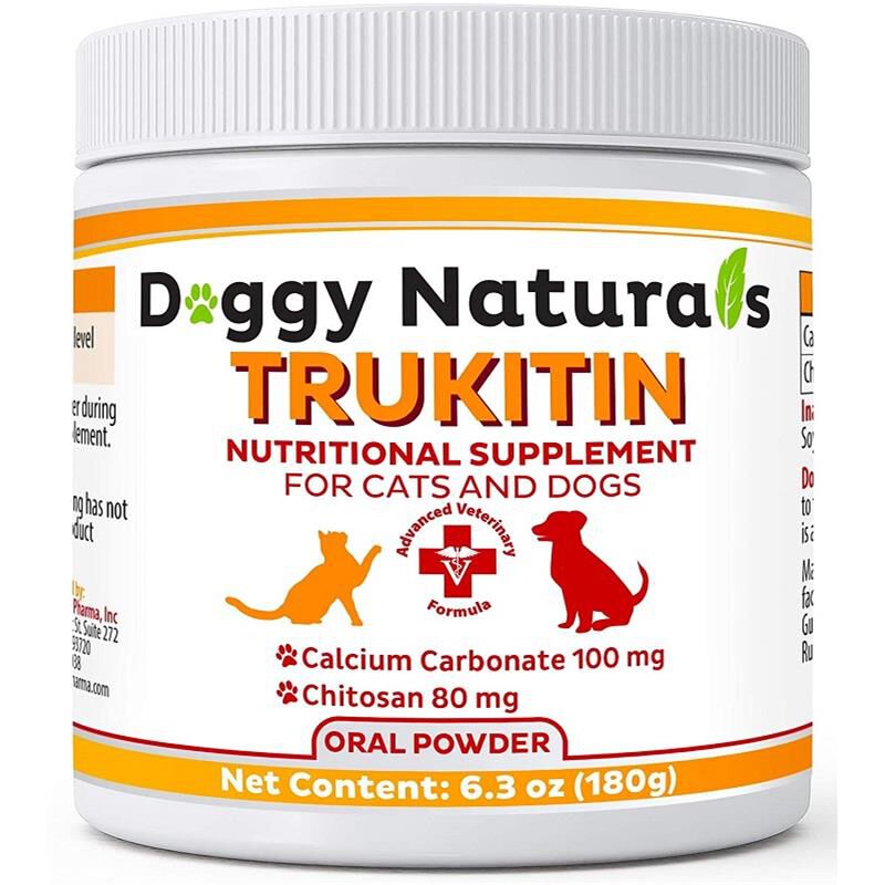 Doggy Naturals Trukitin Chitosin Based Phosphate Binder for Cats & Dogs