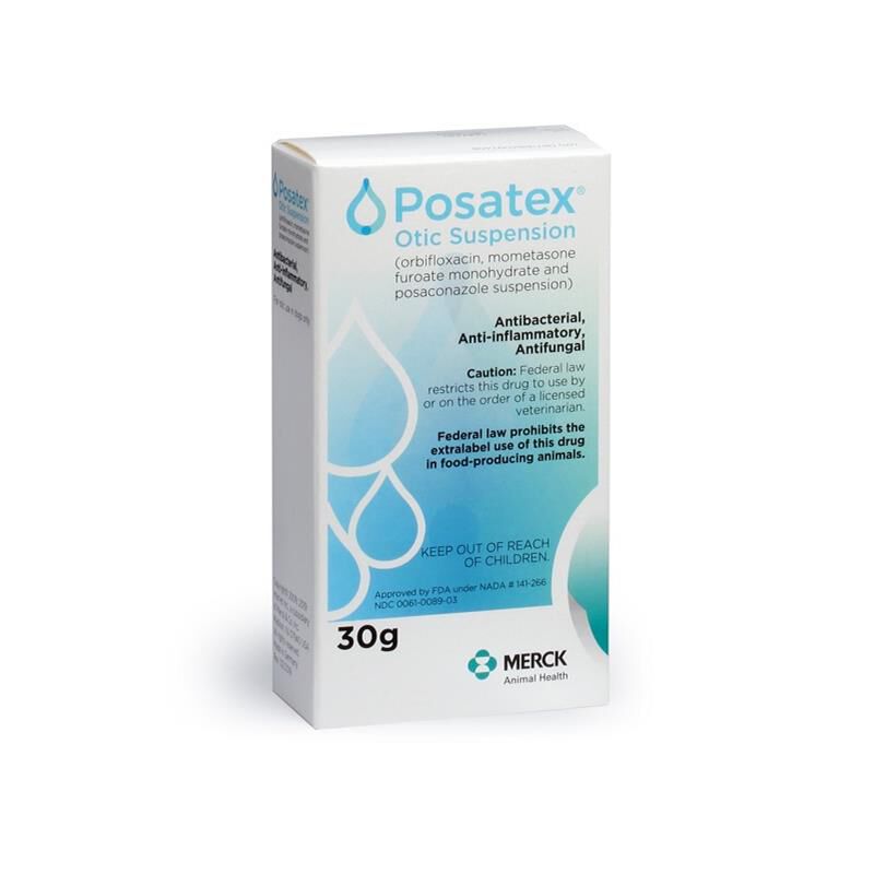Posatex Otic Suspension 15gm Ear Drops for Dogs Allivet