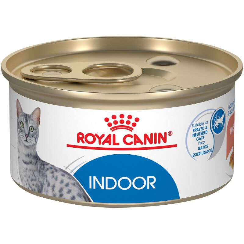 Royal Canin Feline Health Nutrition Indoor Adult Morsels in Gravy Canned Cat Food, 24 x 3 oz cans