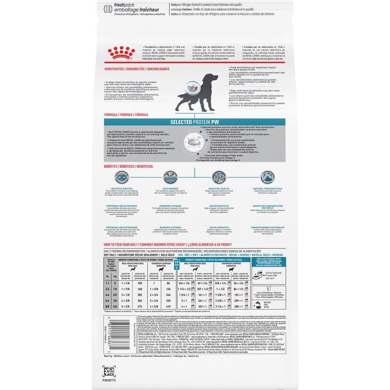 Royal Canin Veterinary Diet Selected Protein Potato & Whitefish Adult Dry Dog Food, 30.8 lb bag
