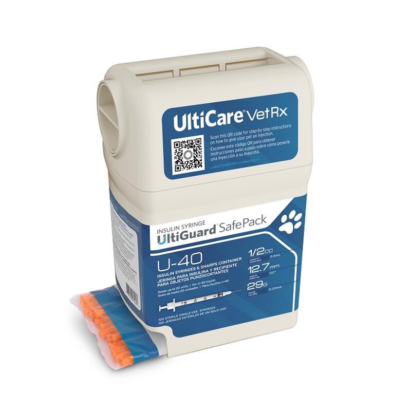 Buy Ultiguard Insulin Syringes U40 For Dogs & Cats U40 Syringes Allivet