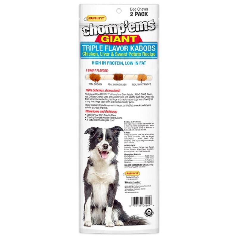 Chomp'ems Giant Kabobs, 2 pack