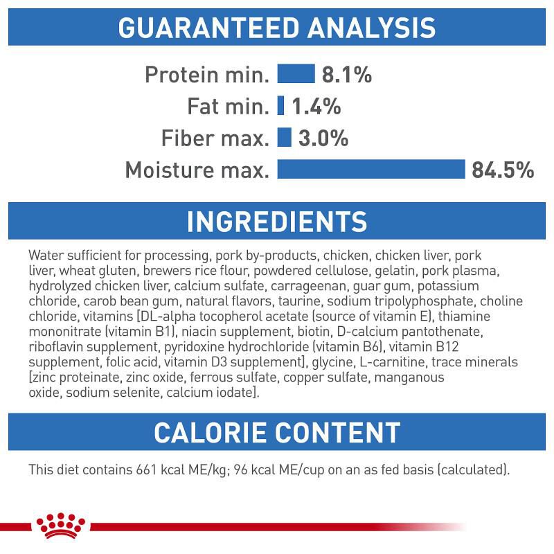 Royal Canin Feline Care Nutrition Adult Weight Care Loaf in Sauce Canned Cat Food, Case of 24