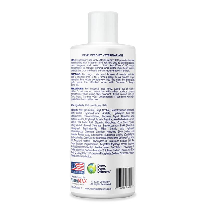 AtopiCream Leave on Lotion for Animals, 8 oz