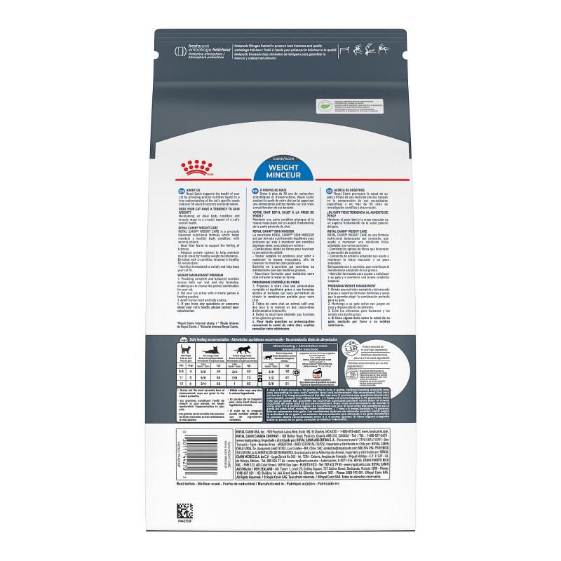 Royal Canin Feline Care Nutrition Weight Care Adult Dry Cat Food, 14 lb bag