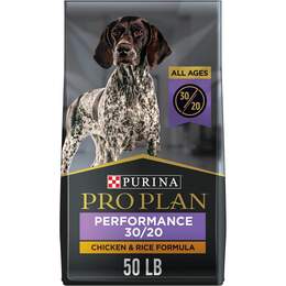 Purina Pro Plan Sport All Life Stages Performance 30/20 Formula Dry Dog Food, 50 lb