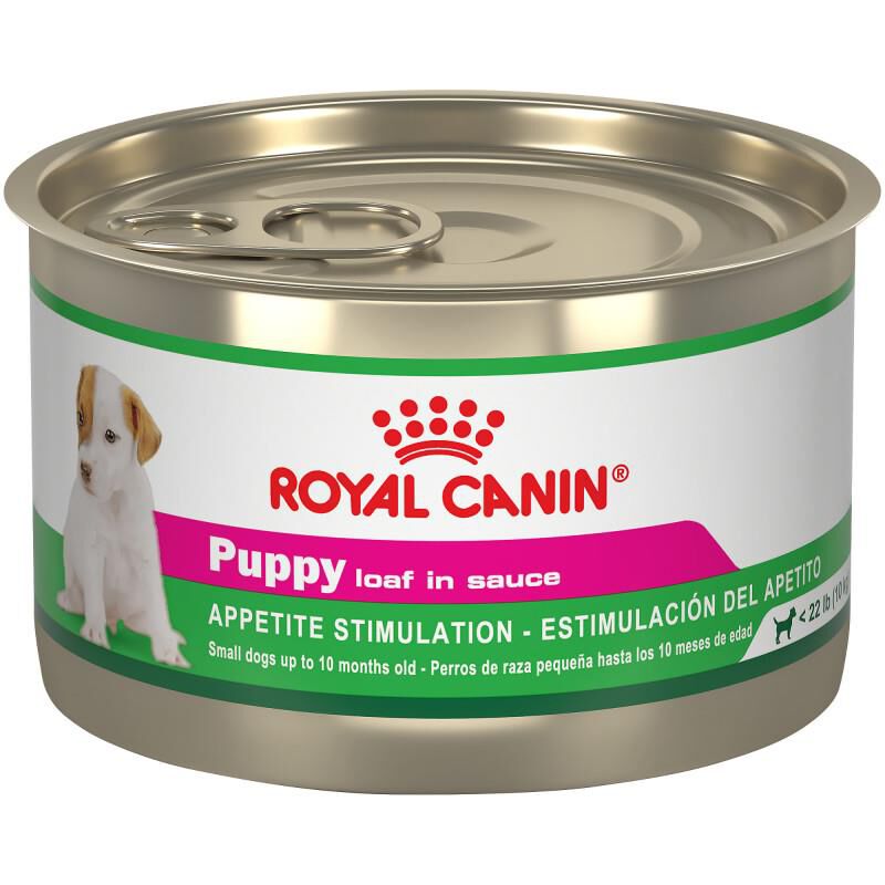 Royal Canin Canine Health Nutrition Puppy Loaf in Sauce Canned Dog Food, 24 x 5.2 oz cans