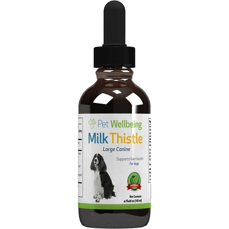 Pet Wellbeing Milk Thistle for Dogs Cats Allivet