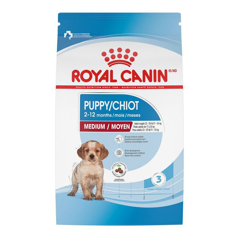 Royal Canin Size Health Nutrition Medium Breed Puppy Dry Food, 30 lb bag