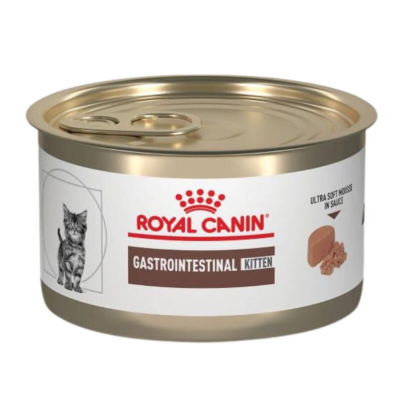 Royal Canin Veterinary Diet Gastrointestinal Kitten Ultra Soft Mousse in Sauce Canned Food, 24 x 5.1 oz cans