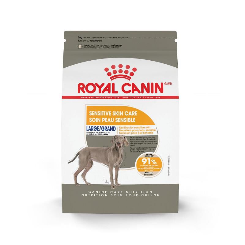 Royal Canin Canine Care Nutrition Adult Large Sensitive Skin Care Dry Dog Food, 30 lb bag