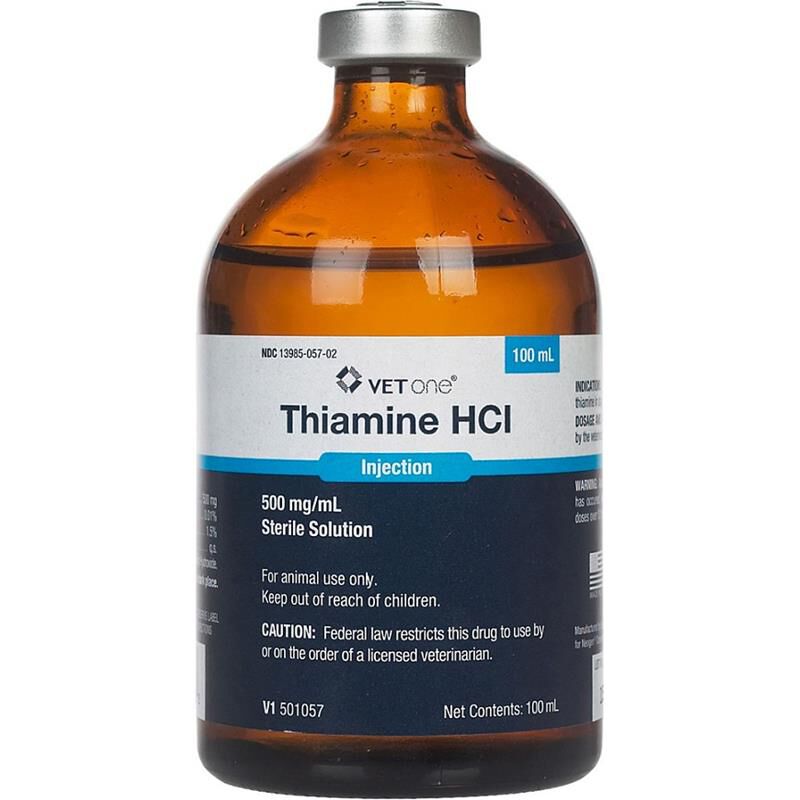 Buy Thiamine Hydrochloride Vitamin B1 500 mg mL Injectable 100 mL Online