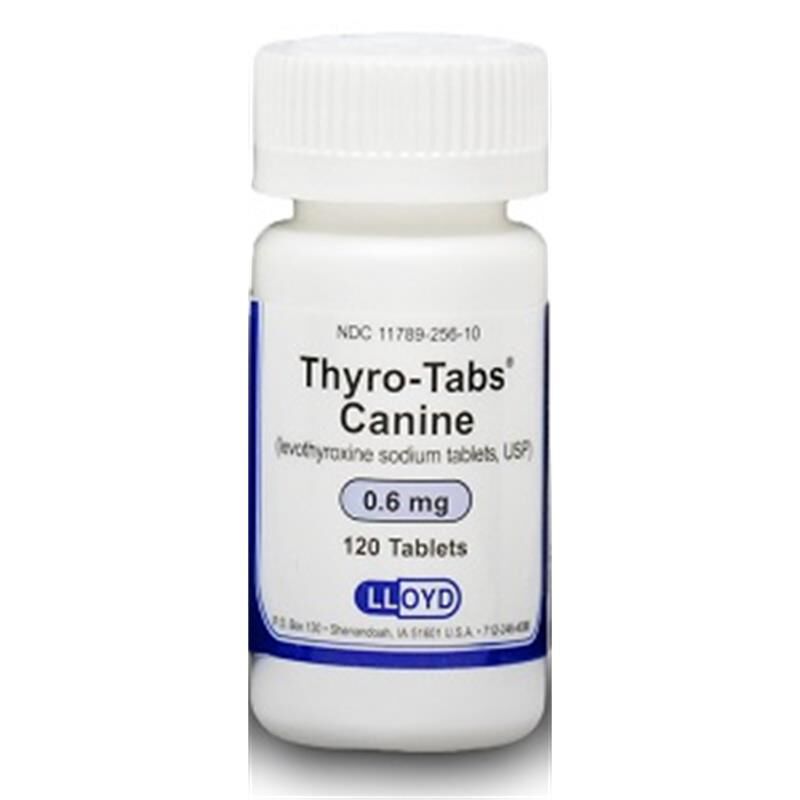 Thyro-Tabs Canine, 120 ct, 0.6 mg Purple