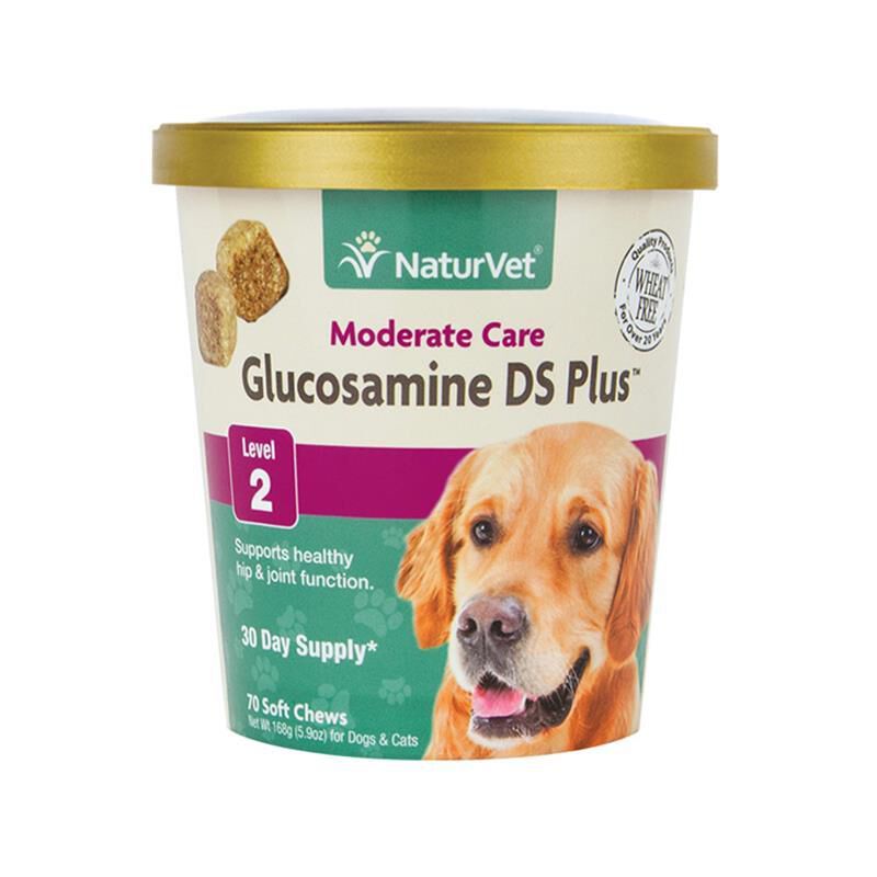 NaturVet Glucosamine DS Plus Level 2 120 Soft Chews