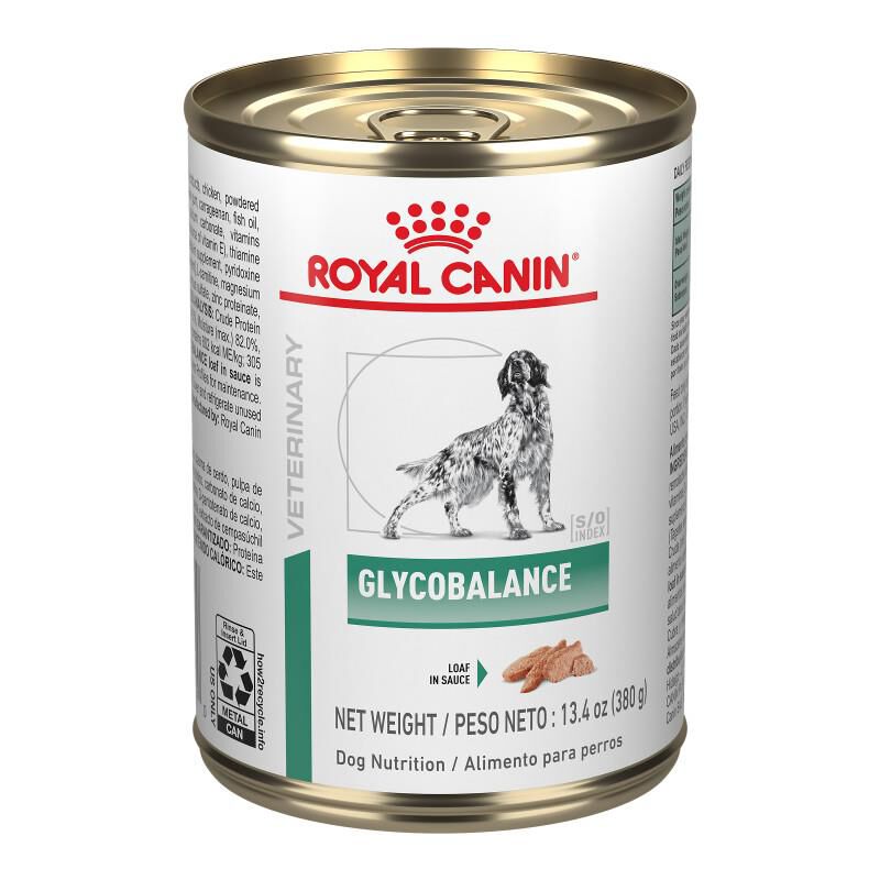Royal Canin Veterinary Diet Adult Glycobalance Loaf in Sauce Canned Dog Food, 13.4 oz cans