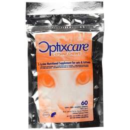 OptixCare L-Lysine for Cats, 60 Chews