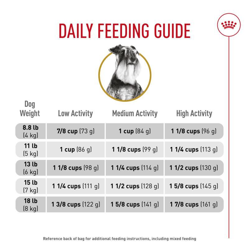 Royal Canin Breed Health Nutrition Miniature Schnauzer Adult Dry Dog Food, 10 lb bag