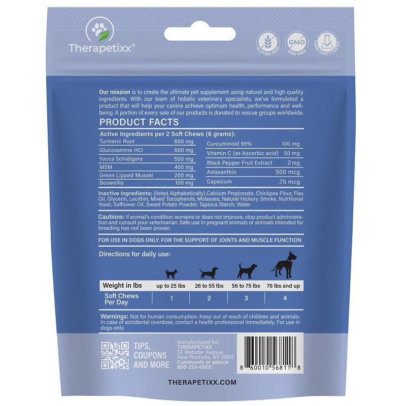 Senior Joint & Muscle Soft Chews for Dogs, 60 ct
