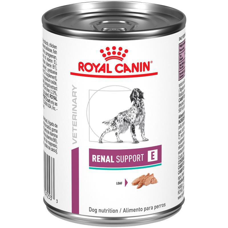 Royal Canin Veterinary Diet Adult Renal Support E Loaf Canned Dog Food, 24 x 13.5 oz cans