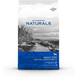 Diamond Naturals Beef Meal & Rice Formula Adult Dry Dog Food, 40 lb