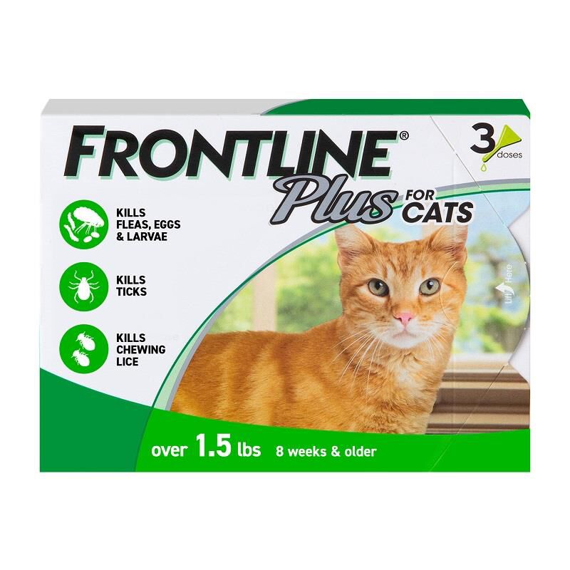 Frontline Plus for Cats 3 Month Supply