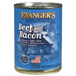 Evanger's Classic Beef with Bacon Canned Dog Food, 13-oz  case of 12