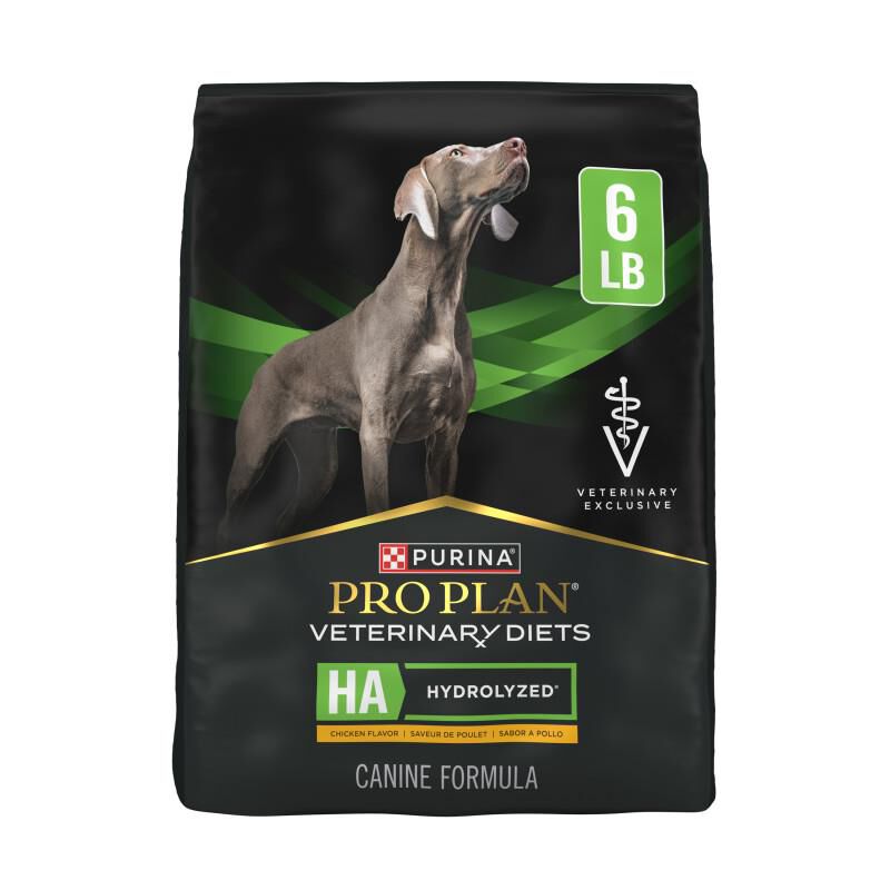 Purina Pro Plan Veterinary Diets HA Hydrolyzed Canine Formula Chicken Flavor, 6 lbs