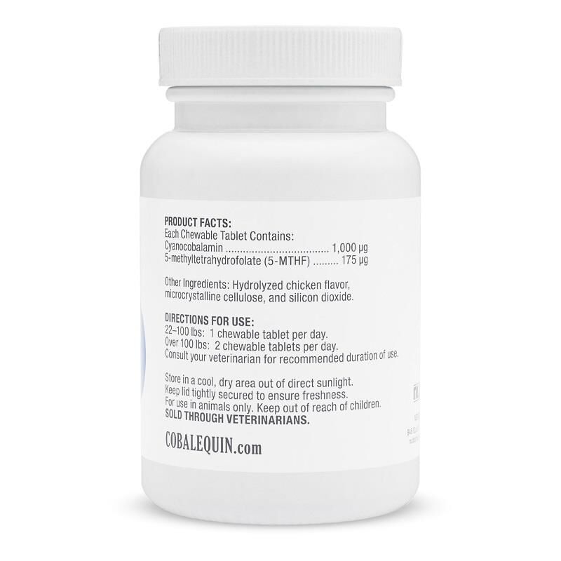 Cobalequin Supplement for Medium and Large Dogs (22 lbs and Over), 45 Chewable Tablets