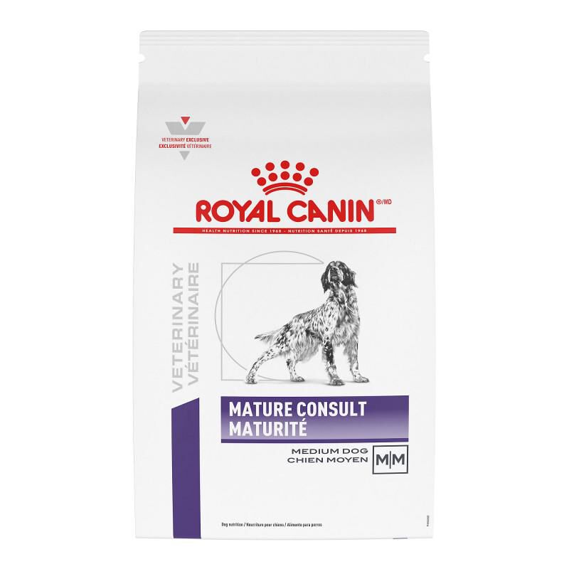 Royal Canin Veterinary Diet Adult Mature Consult Medium Breed Dry Dog Food, 19.8 lb bag
