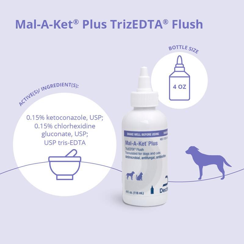 Mal-A-Ket Plus TrizEDTA Flush, 4 oz