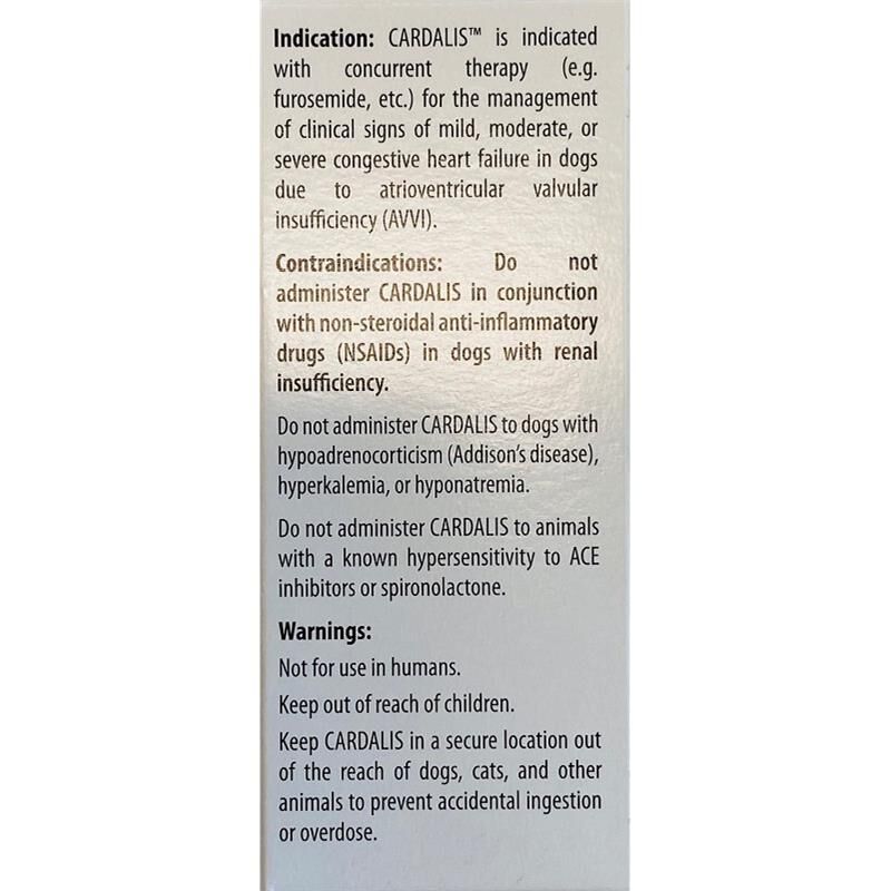 Cardalis Chewable Tablets for Dogs, 80 mg/10 mg, 30 Tablets