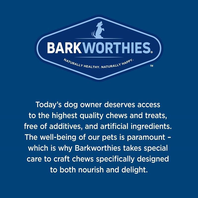 Barkworthies Beef Gullet Sticks 6" Dog Chews, 1.5 lbs