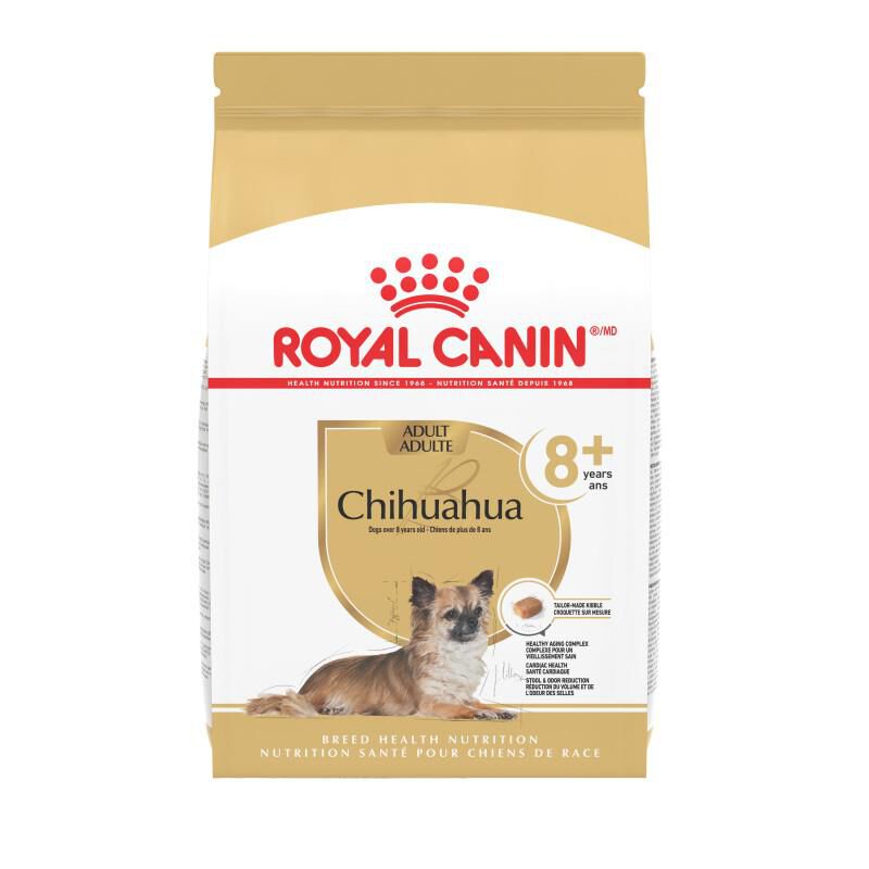 Royal Canin Breed Health Nutrition Chihuahua Adult 8+ Dry Dog Food, 2.5 lb bag