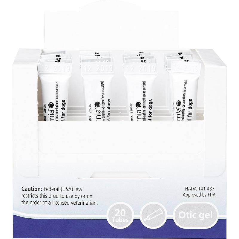 Osurnia Otic Gel for Dogs, 1 ml Tubes, 20 Ct Box