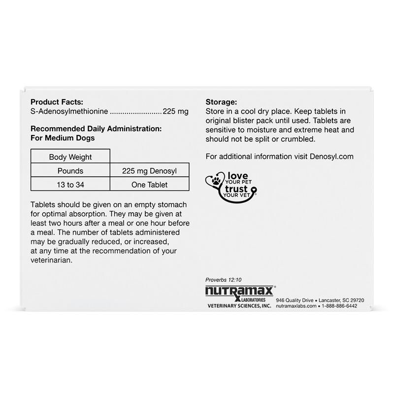 Denosyl 225 mg Medium Dogs
