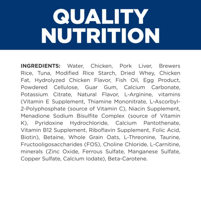 Hill's Prescription Diet k/d Kidney Care with Tuna Canned Cat Food, 24 x 5.5 oz cans