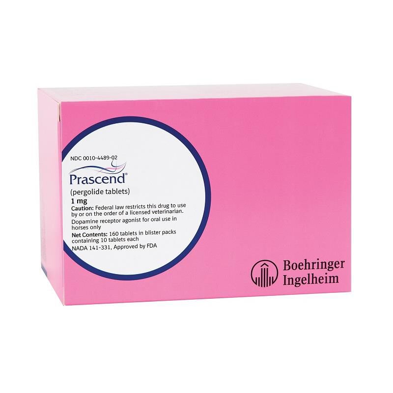 Prascend (pergolide tablets) for Horses 1 mg, 160 Ct.