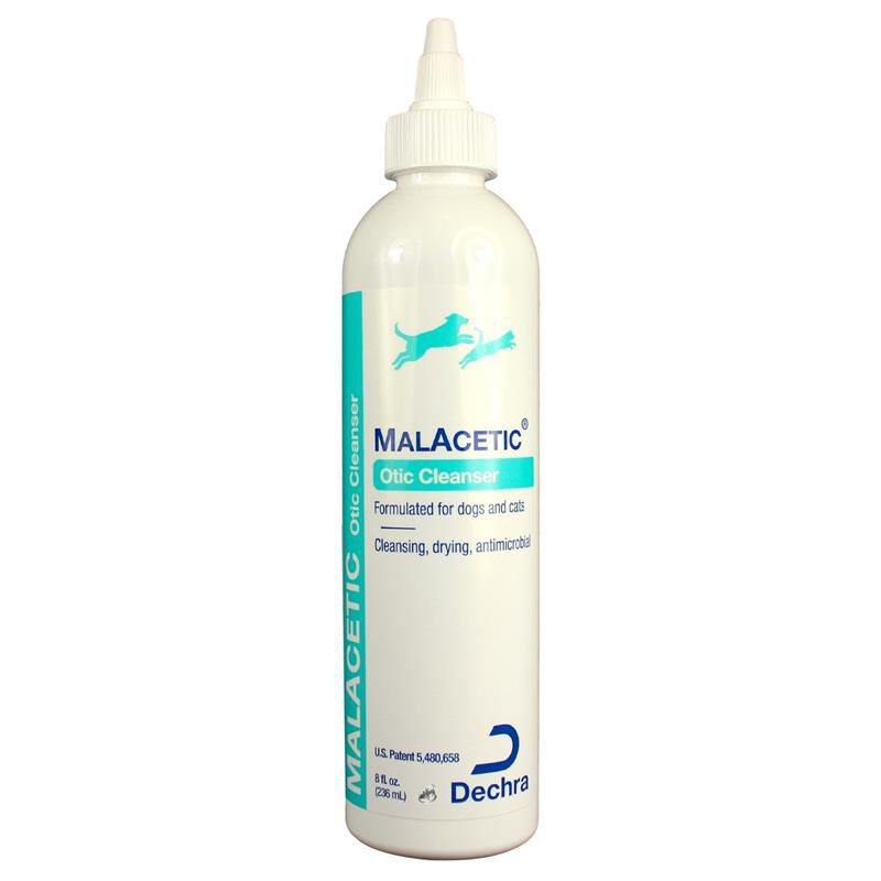MalAcetic Otic for dogs and cats Dechra MalAcetic cleanser,8 oz