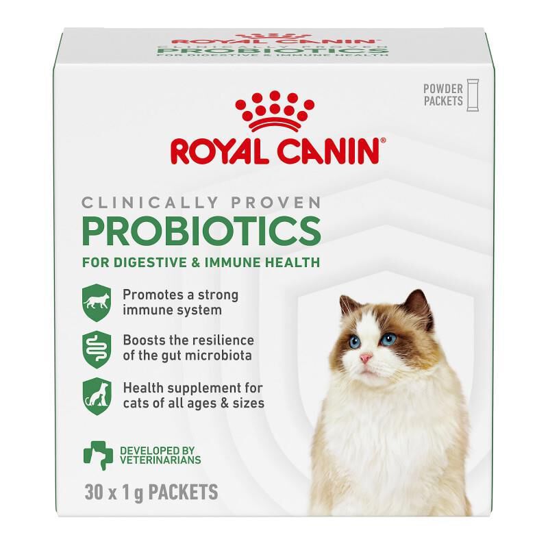 Royal Canin Probiotics Digestive & Immune Health Powder Supplement for Cats, 30 x 1 gm packets