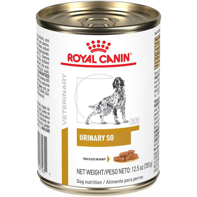 Royal Canin Veterinary Diet Adult Urinary SO Thin Slices in Gravy Canned Dog Food, 24 x 12.5 oz cans