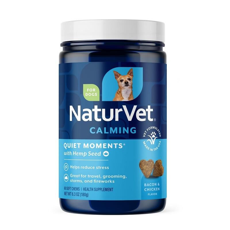 NaturVet Hemp Quiet Moments Plus Hemp Chews for Dogs | Allivet