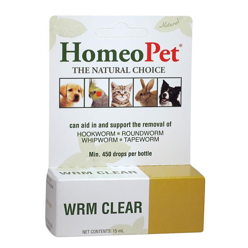 Homeopet WRM Clear for Dogs and Cats Dewormer Allivet