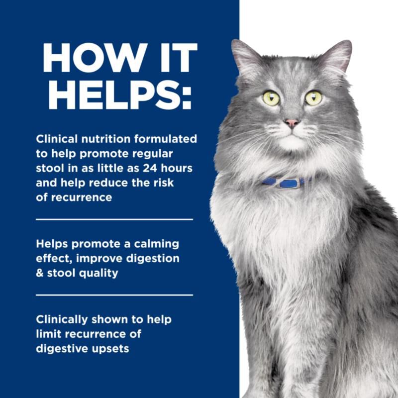 Hill's Prescription Diet Gastrointestinal Biome Stress Digestive/Fiber Care with Chicken Dry Cat Food, 8.5 lb bag