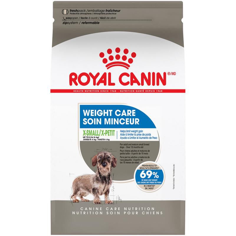 Royal Canin Canine Care Nutrition Adult X-Small Weight Care Dry Dog Food, 2.2 lb