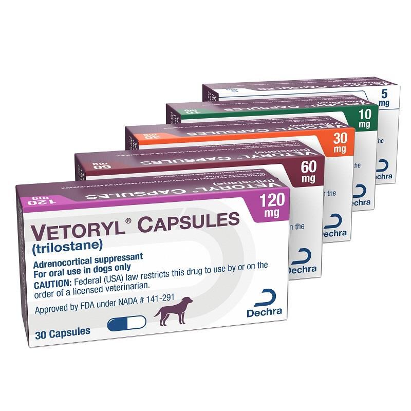Vetoryl Capsules for Dogs 10mg, 30mg, & 60mg Allivet