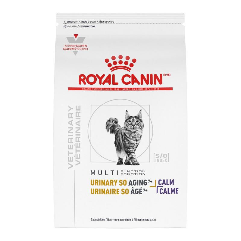 Royal Canin Veterinary Diet Adult Multifunction Urinary SO Aging 7+ and Calm Dry Cat Food