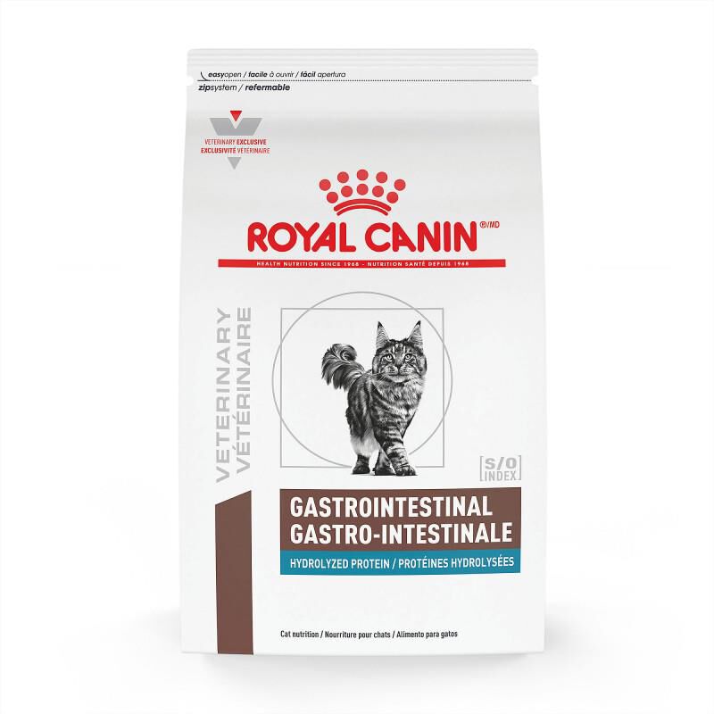 Royal Canin Veterinary Diet Adult Multifunction Gastrointestinal Hydrolyzed Protein Dry Cat Food, 6.6 lb bag