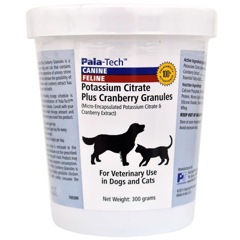 PalaTech Pets Potassium Citrate Plus Cranberry 300Gm Granules